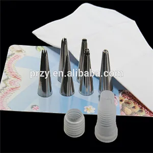 t083 High quality stainless steel piping bag set , cake decorating tools