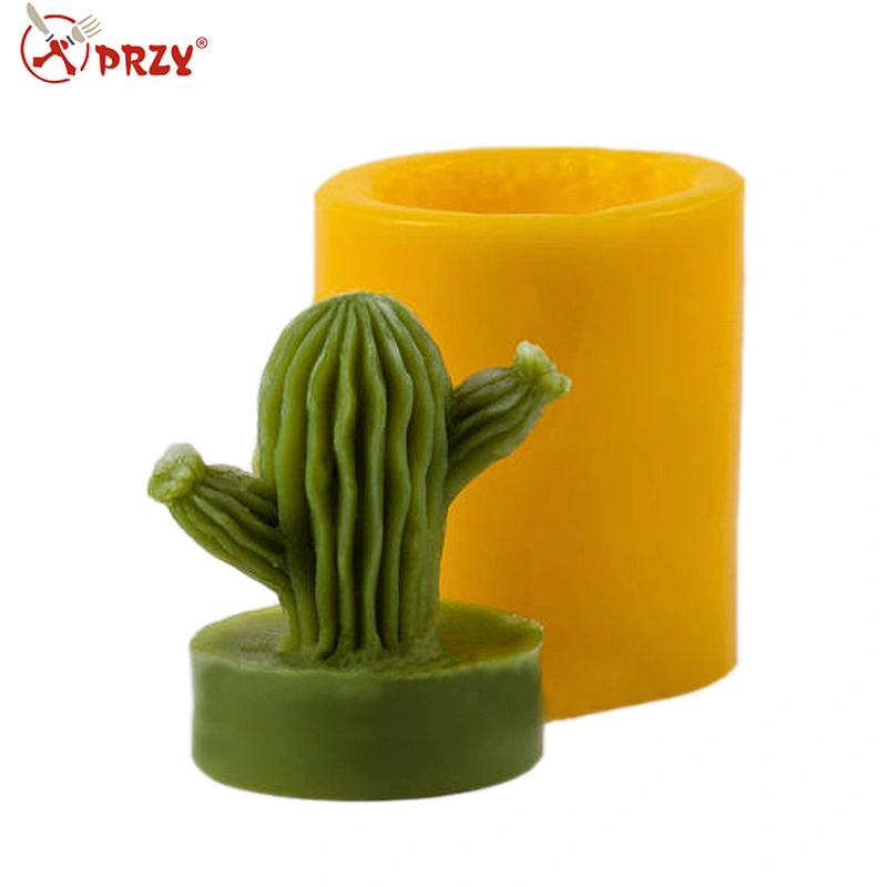 Cactus 3d silicone soap mold silicone candle mold food grade silicone mold wholesale in Beijing