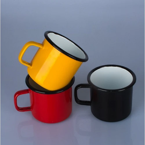 Ceramic enamel cup mark cup