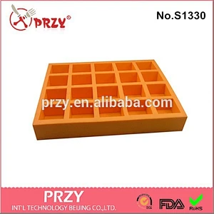 16 cavity square shape silicone soap mold silicone molds for soap