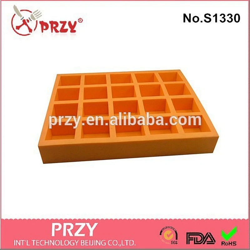 16 cavity square shape silicone soap mold silicone molds for soap