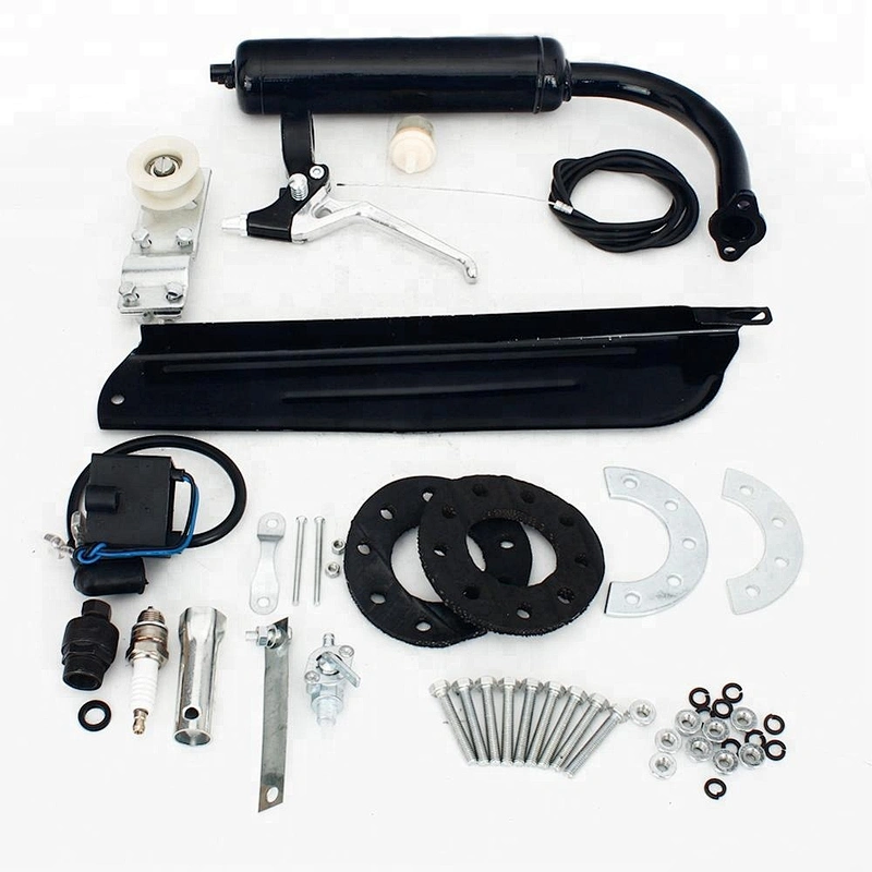 80CC Gas Motor Bike Kit Engine Complete Kit Motorized Bike 2-Stroke