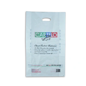High quality pe shopping bag packaging bags with handle