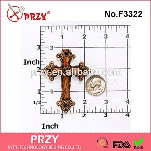 F3322 Silicone Rustic Cross Mold Mould for Fondant - Gum Paste - Chocolate - Candy