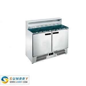 Mable Top Refrigerated Table For Salad Pizza Sandwich 5 Pans (SY-RST900M SUNRRY)
