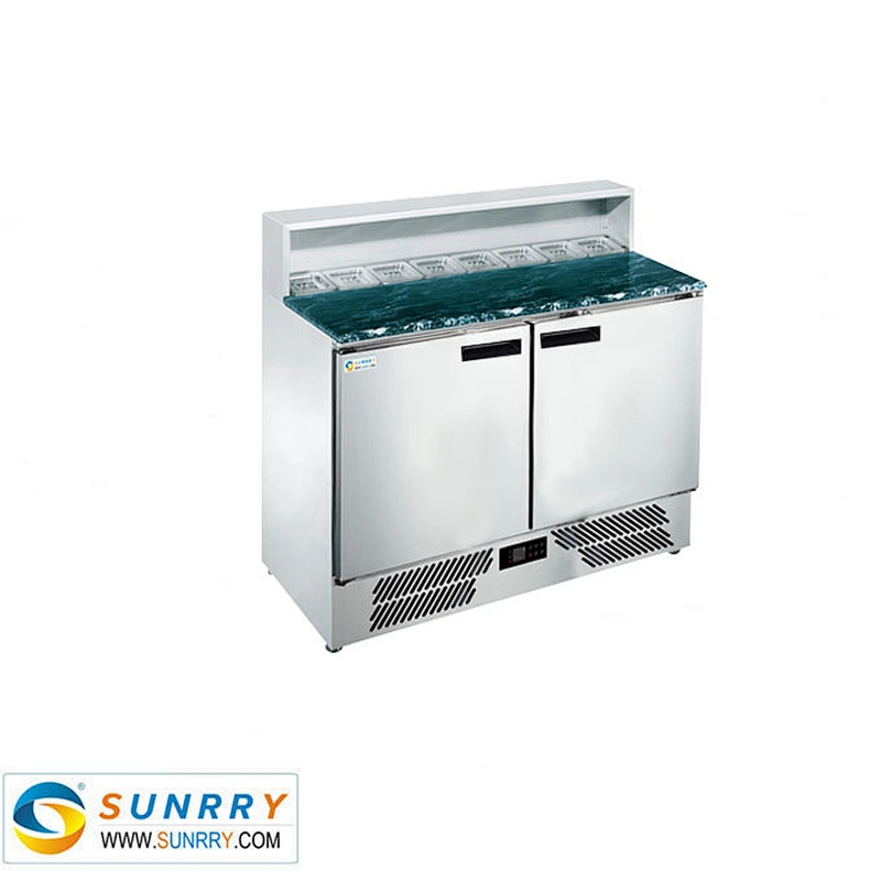 Mable Top Refrigerated Table For Salad Pizza Sandwich 5 Pans (SY-RST900M SUNRRY)