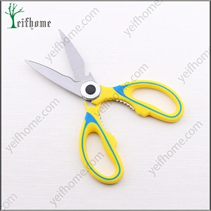 Best selling stainless steel scissors with soft TPR grip