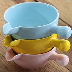Tableware Lovely Korean Style Ceramic Bowl Home Fruit Salad Vegetable Bowl Porcelain Table Food Bowl