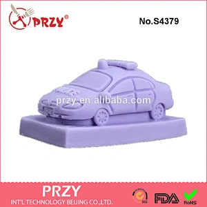 S4379 Handmade oil soap DIY soft silicone mold soap mold manufacturers wholesale car