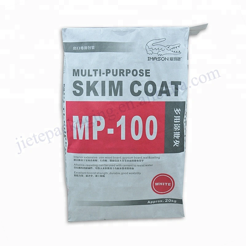 Multilayer kraft paper with pe film cement packaging bag for tile adhesive,dry mortar