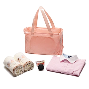 Simple Portable Travel Storage Bag Waterproof Multifunctional Backpack Customized Logo Folding Hand Luggage Bags