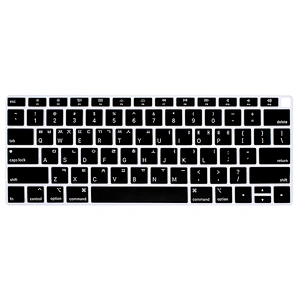 french US Arabic Korean Taiwanese russian thai Silicone Keyboard Cover for MacBook Air 13 A1932 2018 new air keyboard cover