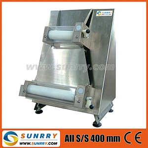 Pizza dough roller machine Pizza: Max. 400 mm electric pizza dough roller machine (SY-PS400 SUNRRY)