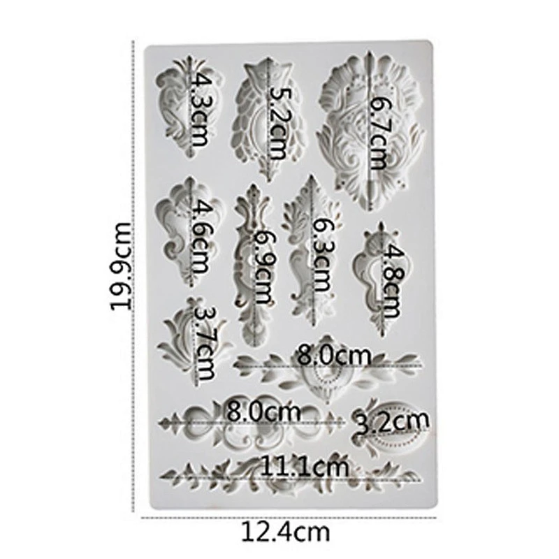 European Embossed Totem silicone fondant mold Cake chocolate mold PRZY