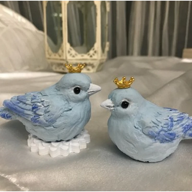 3D Bird sparrow Handmade DIY Animals Soap Silicone molds for candle aroma stone baking molds