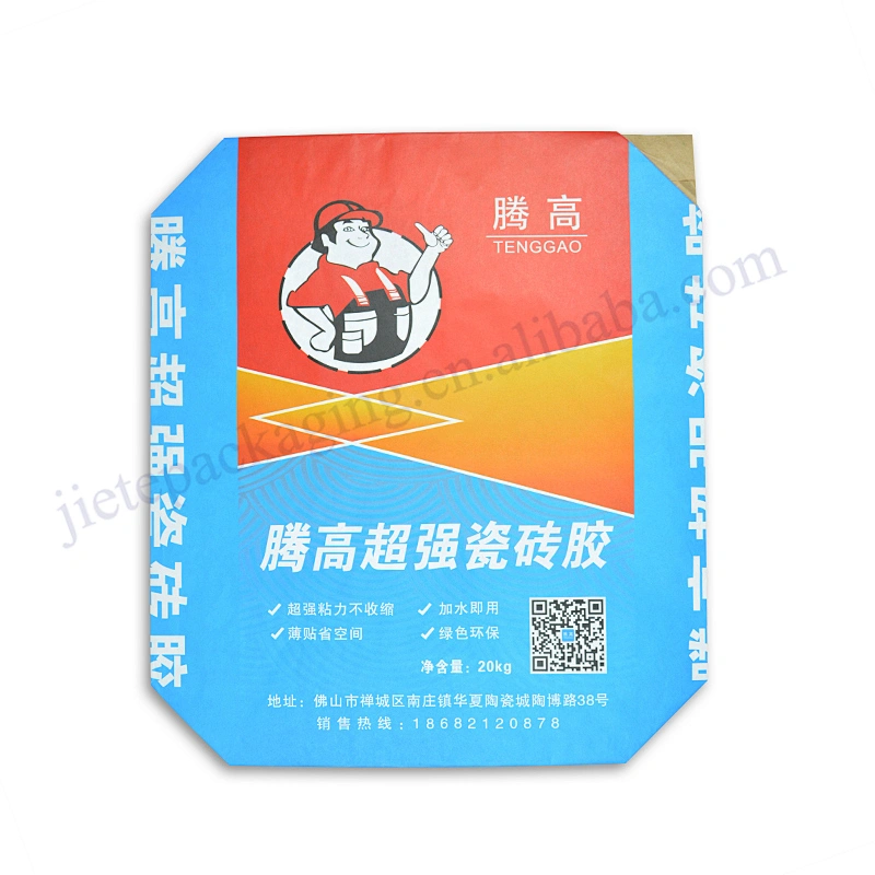 Supply professional block bottom kraft paper valve bag