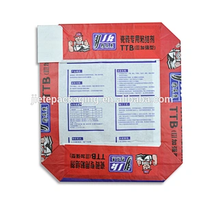 industrial use kraft paper valve bag for cement, tile adhesive, mortar packaging 20kg 25kg