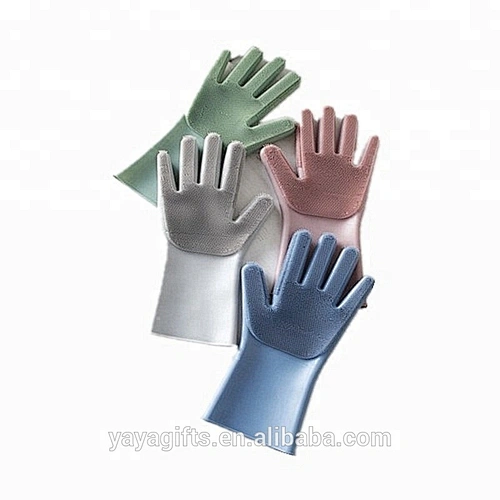 Silicon Dish Scrubber Glove 100% Food Grade Cleaning Dishwashing USA