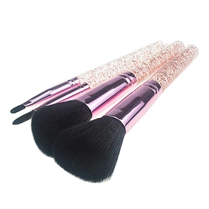 4 Pc High quality glitter makeup brush set
