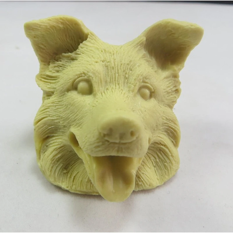DW0004 Dog Head Silicone Soap Mold 3d handmade silicone mold PRZY