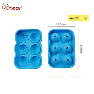 ICE Balls Maker Silicone Mold Round Sphere Tray Mold