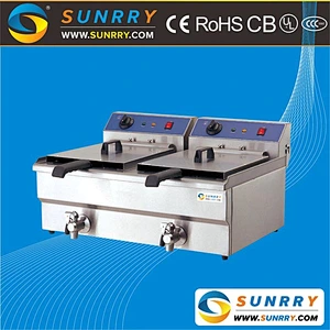 Commercial Electric Restaurant Deep Fryers for Sale with Temperature Limiter