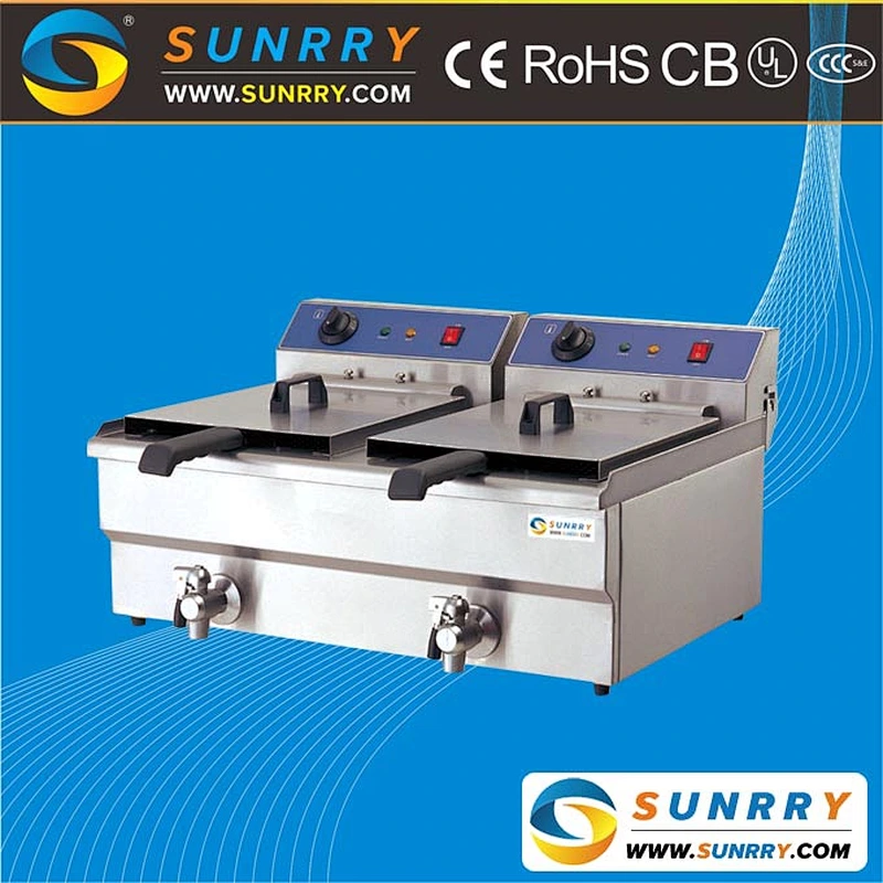 Commercial Electric Restaurant Deep Fryers for Sale with Temperature Limiter