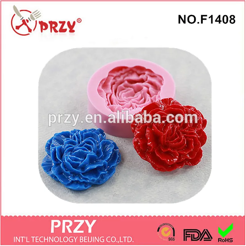 Fondant Cake Decorating Tools Carnation Flower Silicone Cake Mold