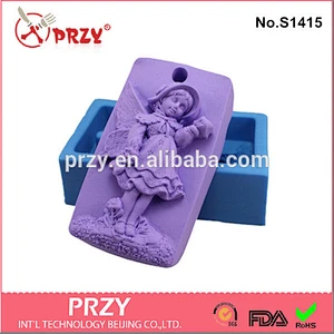 S1415 DIY decorative handmade silicone soap molds
