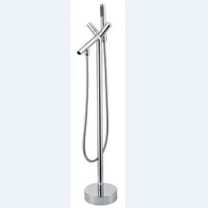 New basin freestanding waterfall bathtub faucet,stand shower mixer