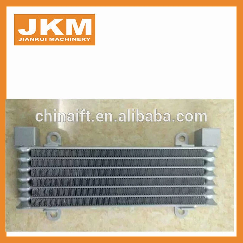 wheel loader parts transmission oil radiator 4120000098 for LG953 water radiator Oil cooler core D30-1013013 YC4D80 YC4108