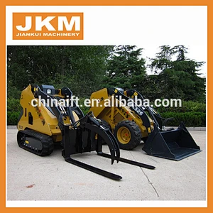 HOT!! multi functional Mini Skid steer loader with bucket and other attachments for sale