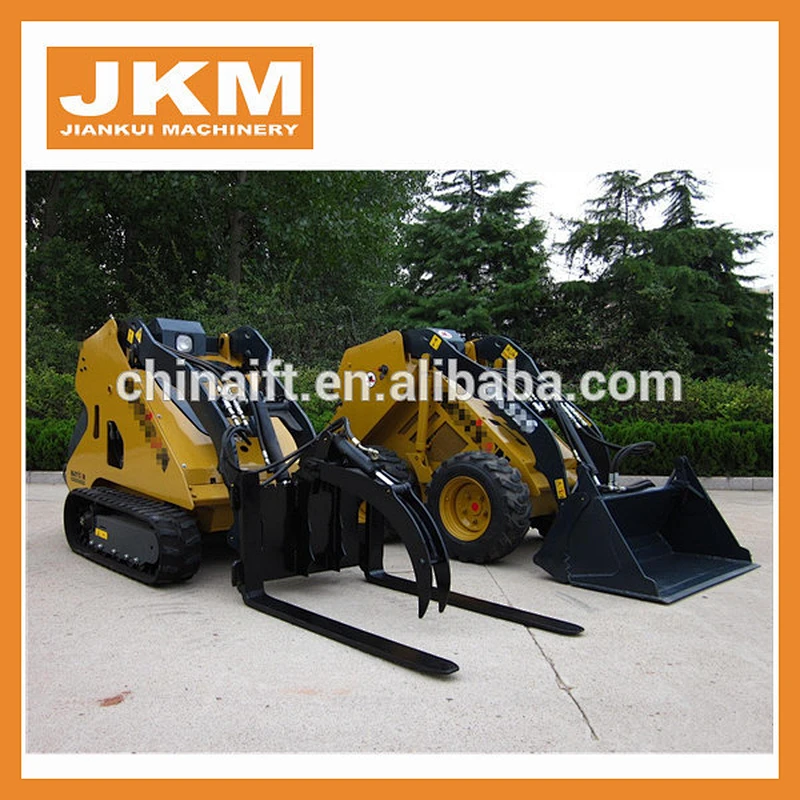 HOT!! multi functional Mini Skid steer loader with bucket and other attachments for sale
