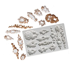 European Embossed Totem silicone fondant mold Cake chocolate mold PRZY