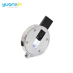 Free Samples Coin Shape 16Gb Pen Drive Mini Metal Usb Flash Drive 8Gb Bulk Items