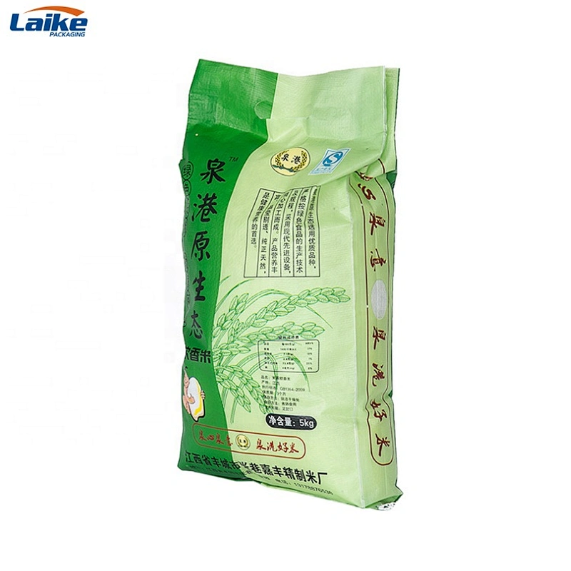 Moisture proof laminated plastic gravure printing woven pp high quality wheat flour 50kg bag