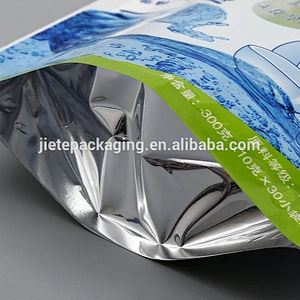 Customized plastic material polyethylene pe bag for tea seed washing powder