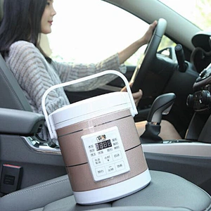 Portable Travel Vehicle Electric Rice Cooker Factory Supply Small Mini Heating Pot Competitive Price Gift