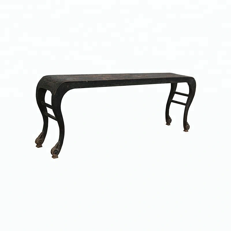 chinese antique oriental solid wood old side altar table