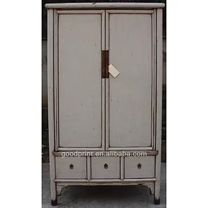 Chinese Antique Furniture white noodle cabinet