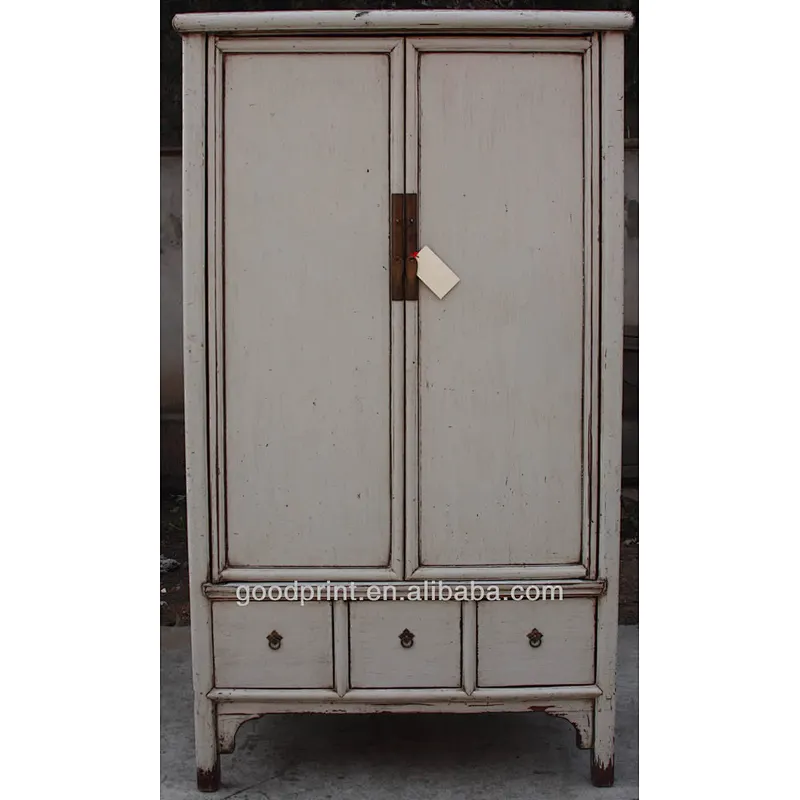 Chinese Antique Furniture white noodle cabinet
