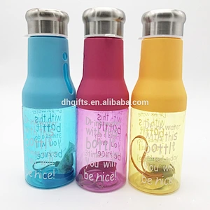 Sports Water Bottle Colorful Plastic Drinking Water Bottle