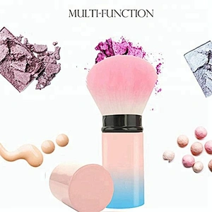 Retractable Makeup foundation Brush Kabuki Brushes Beauty Gift Powder Concealer with Soft Synthetic Bristles