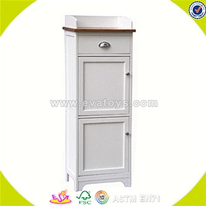 wholesale top quality kids wooden white cabinet superb baby wooden storage W08D025
