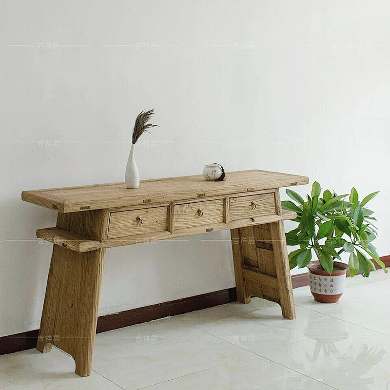 chinese antique reclaimed recycle  luxury furniture shabby chic hall table