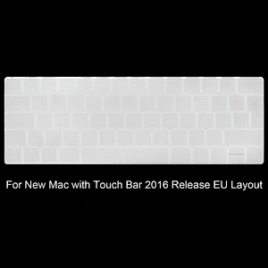 TPU transparent keyboard for macbook pro cover keyboard 13 15 Touch bar keyboard protector