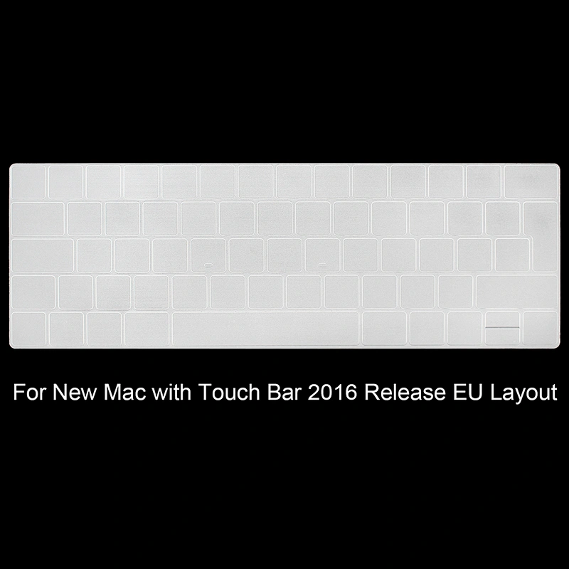TPU transparent keyboard for macbook pro cover keyboard 13 15 Touch bar keyboard protector
