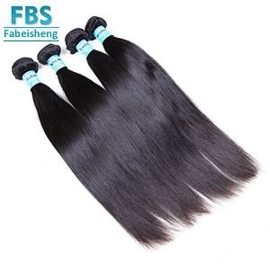 2018 FBS high quality straight virgin human hair 100% unprocessed human hair extension