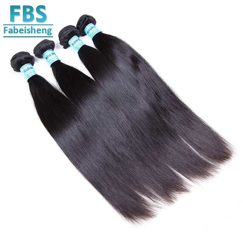 2018 FBS high quality straight virgin human hair 100% unprocessed human hair extension