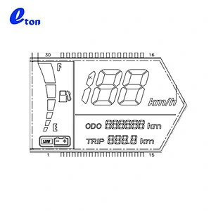 HTN lcd transparent display for motorbike